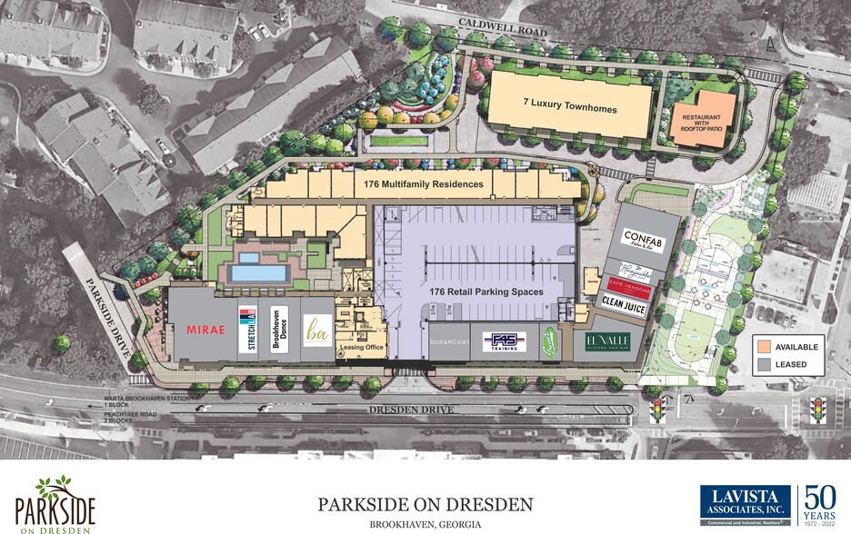 2546 Caldwell Rd NE, Brookhaven, GA for lease - Site Plan - Image 3 of 4