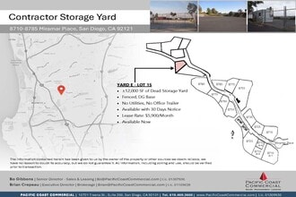 8760 Miramar Pl, San Diego, CA for lease Site Plan- Image 2 of 2