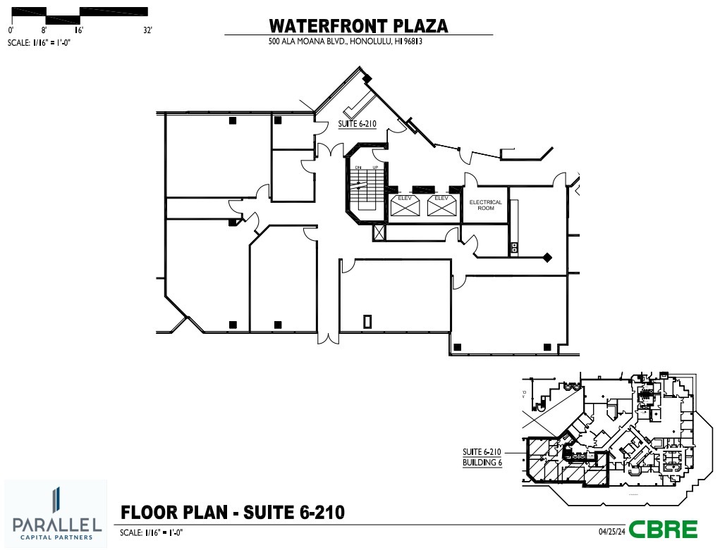 500 Ala Moana Blvd, Honolulu, HI for lease Floor Plan- Image 1 of 1