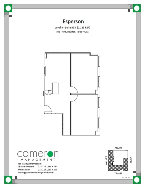 808 Travis St, Houston, TX for lease Floor Plan- Image 1 of 1