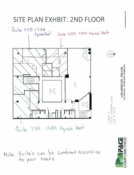 17742-17750 Sherman Way, Reseda, CA for lease - Site Plan - Image 3 of 30