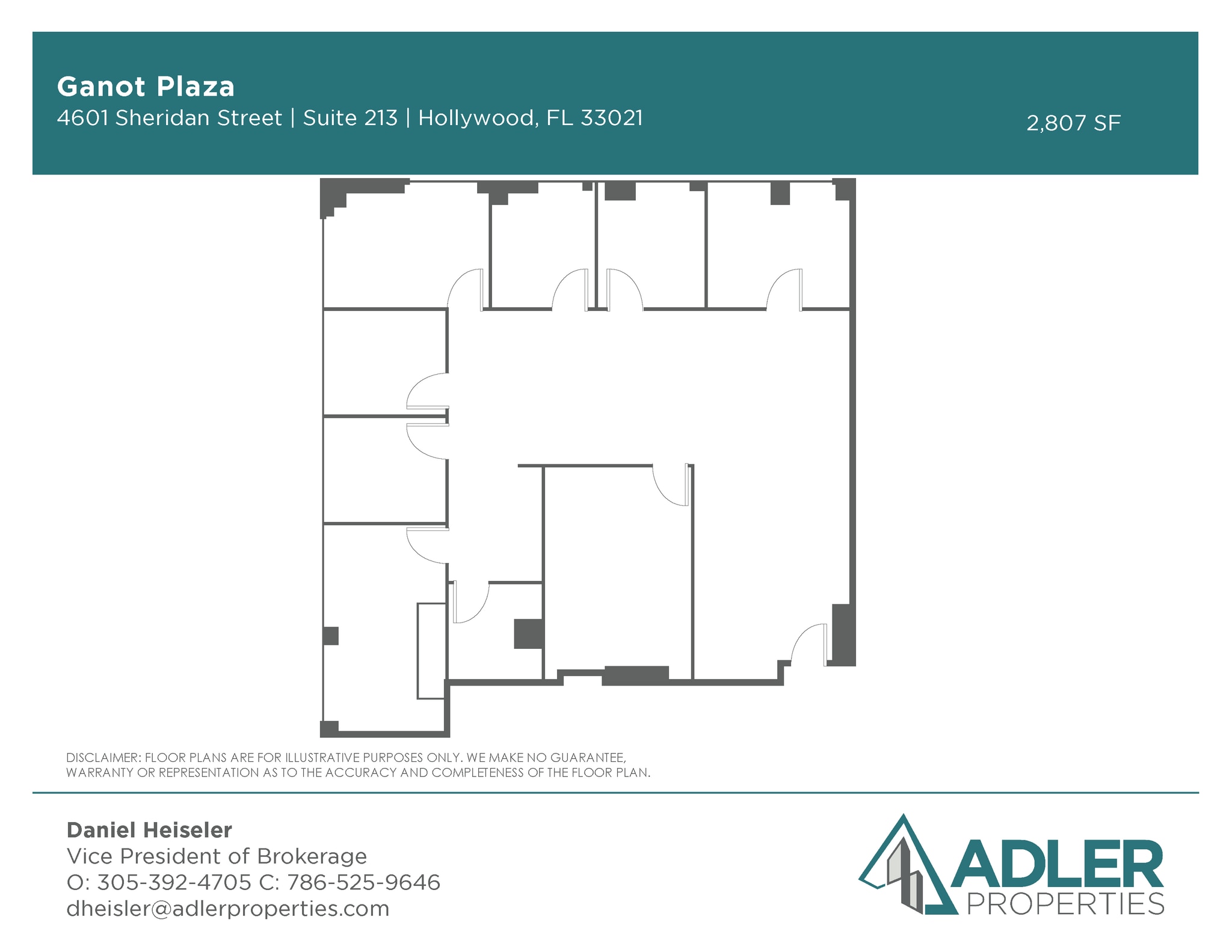 4601 Sheridan St, Hollywood, FL for lease Floor Plan- Image 1 of 1