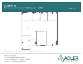 4601 Sheridan St, Hollywood, FL for lease Floor Plan- Image 1 of 1