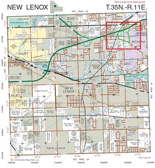 W. Reagan Road, Mokena, IL for sale - Plat Map - Image 1 of 3