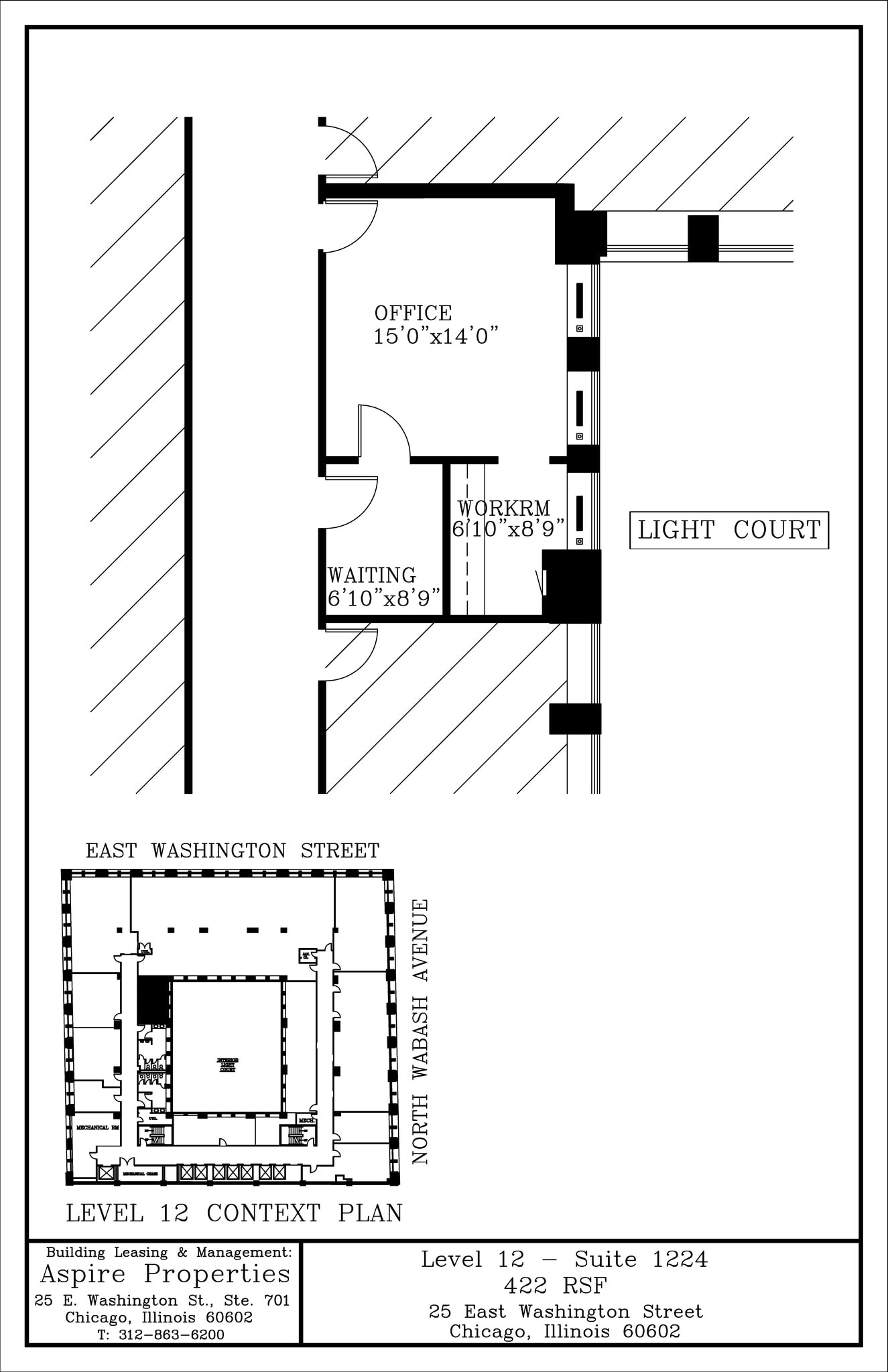 25 E Washington St, Chicago, IL for lease Site Plan- Image 1 of 1