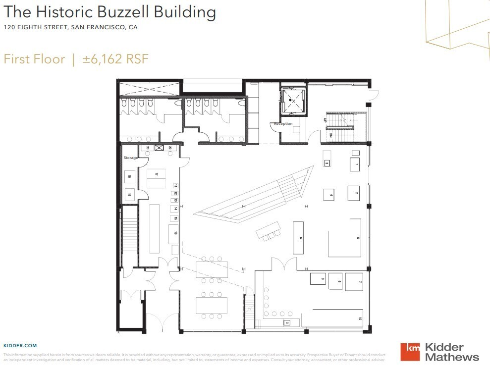 120 8th St, San Francisco, CA for lease Floor Plan- Image 1 of 1