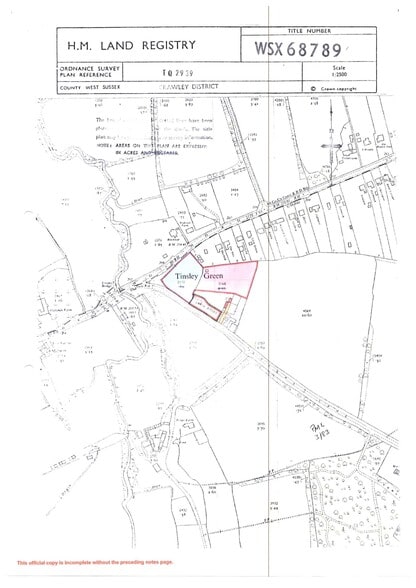 Steers Ln, Crawley for sale - Site Plan - Image 2 of 2