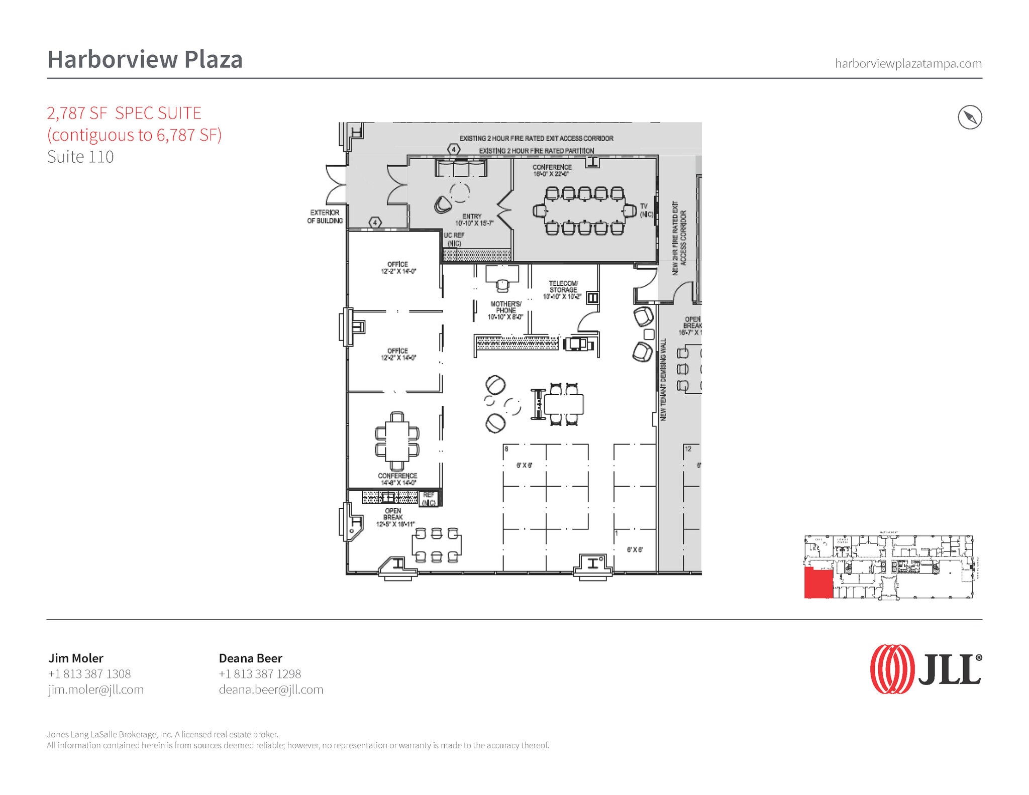 3031 N Rocky Point Dr W, Tampa, FL for lease Floor Plan- Image 1 of 1