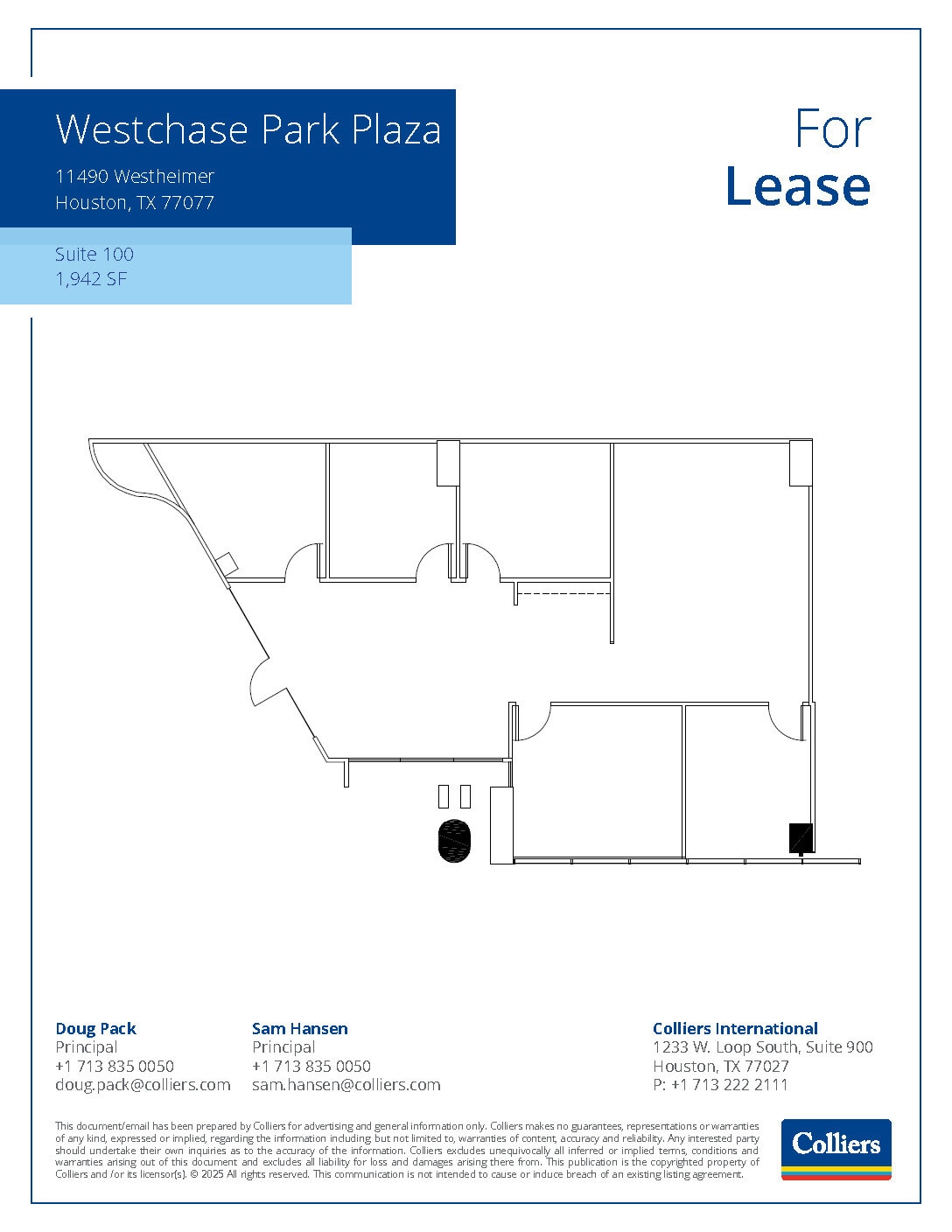 11490 Westheimer Rd, Houston, TX for lease Floor Plan- Image 1 of 1
