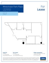 11490 Westheimer Rd, Houston, TX for lease Floor Plan- Image 1 of 1