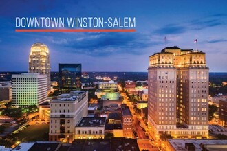 400 W Fourth St, Winston-Salem, NC - aerial  map view