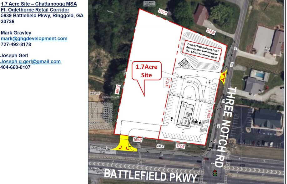 5639 Battlefield Pky, Ringgold, GA for lease - Site Plan - Image 2 of 2