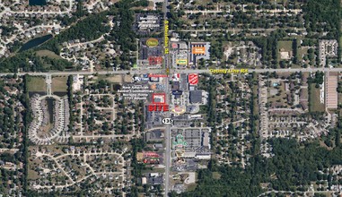 1160 N State Road 135, Greenwood, IN - aerial  map view