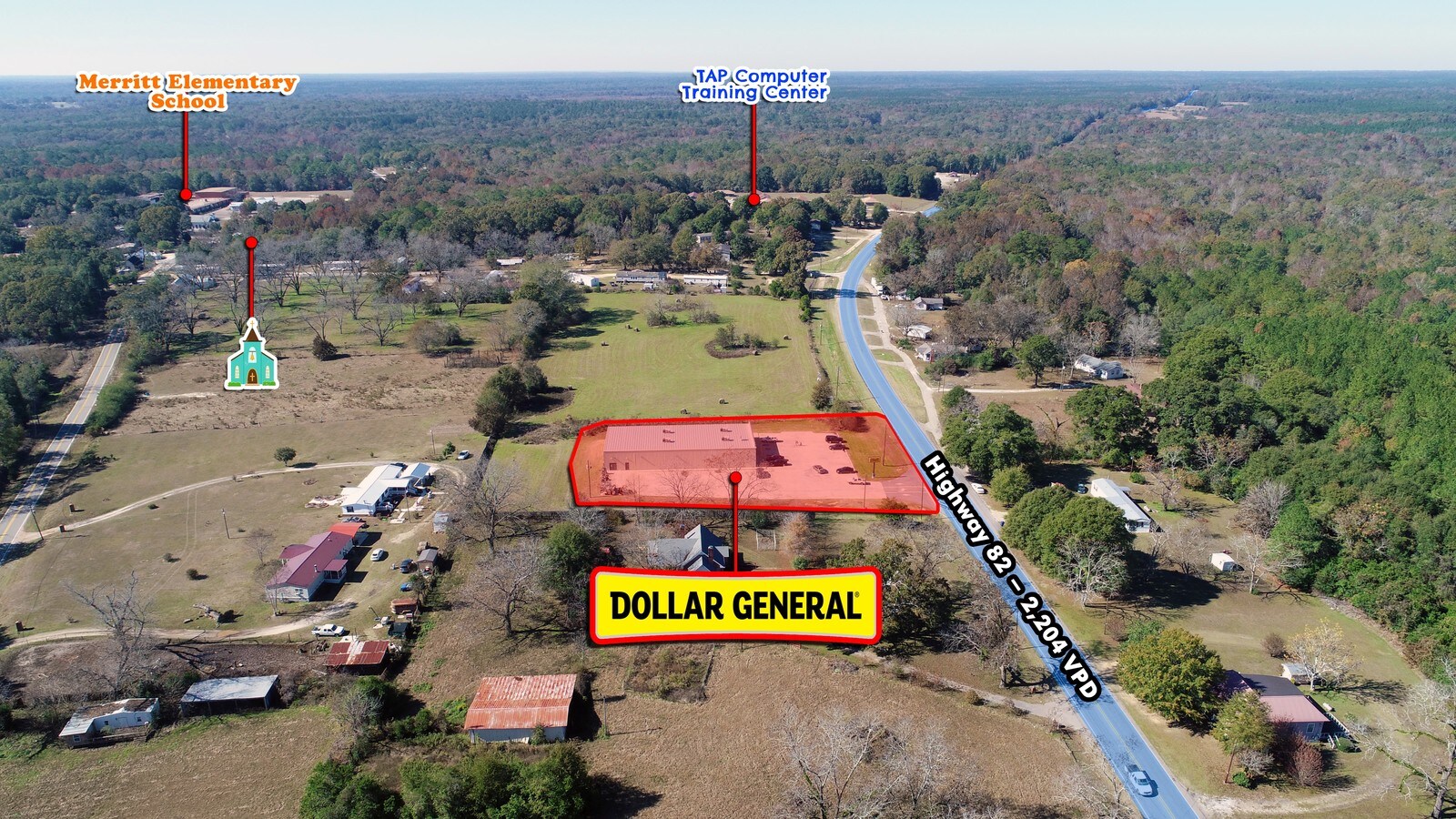 32730 Highway 82, Midway, AL, 36053 Freestanding Property For Sale