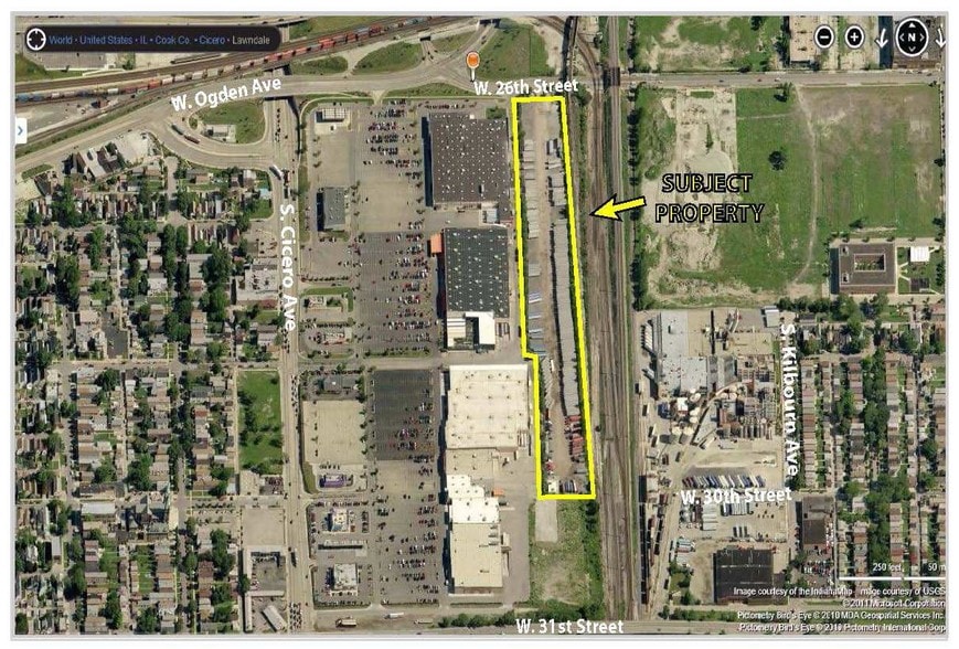 4701 W 26th St, Cicero, IL for lease - Aerial - Image 2 of 6