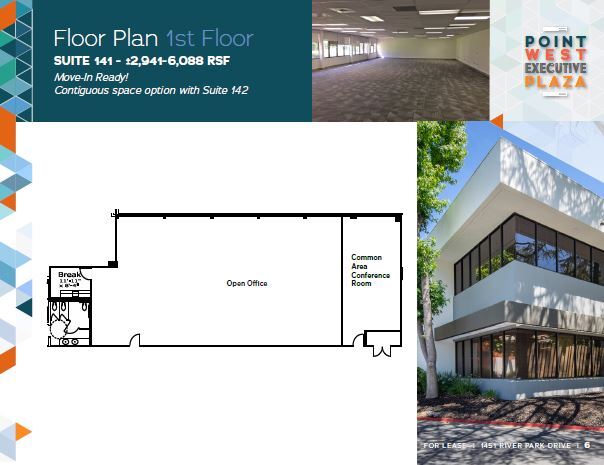 1451 River Park Dr, Sacramento, CA for lease Floor Plan- Image 1 of 1