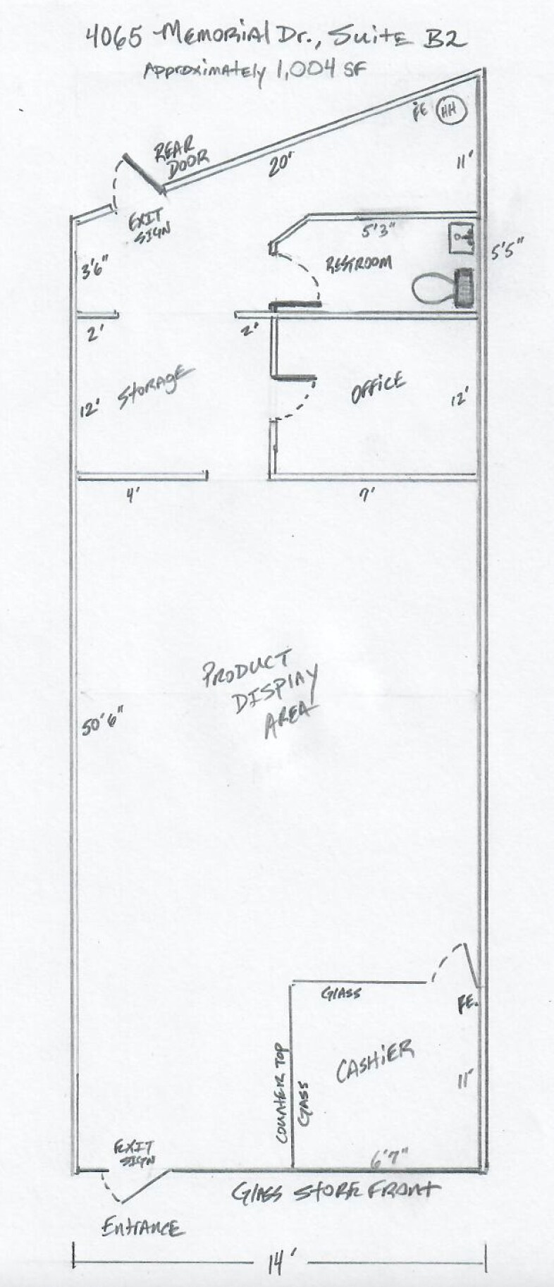 4065 Memorial Dr, Decatur, GA for lease Floor Plan- Image 1 of 1