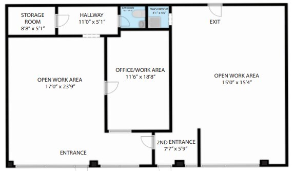 6504 Church St, Riverdale, GA for lease Floor Plan- Image 1 of 1