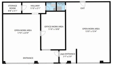 6504 Church St, Riverdale, GA for lease Floor Plan- Image 1 of 1