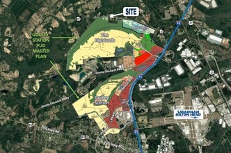 GA Hwy 30 & Keller Road, Port Wentworth, GA - AERIAL map view - Image1