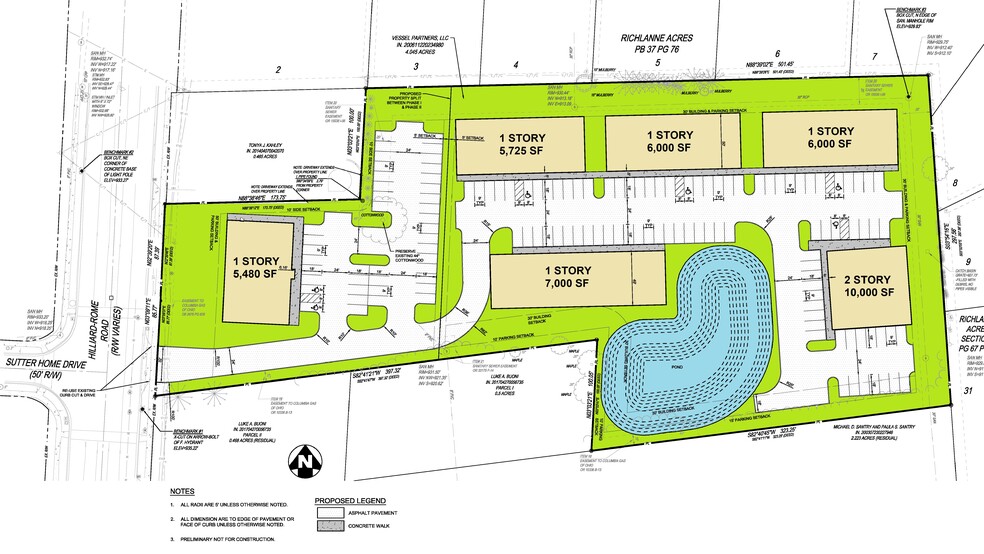 2876 Hilliard Rome Rd, Hilliard, OH for sale - Site Plan - Image 1 of 1