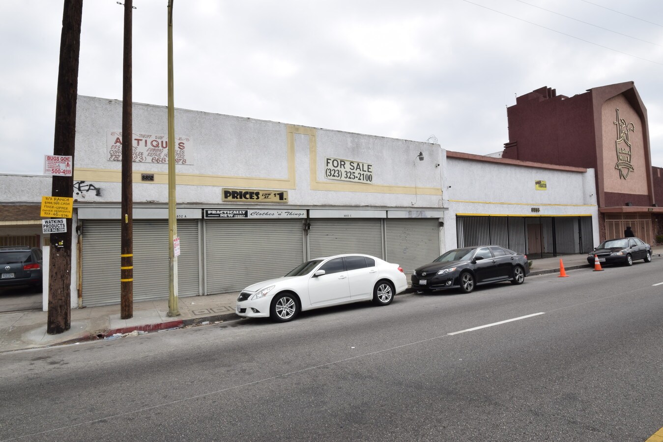8852 S Western Ave, Los Angeles, CA, 90047 Storefront Property For