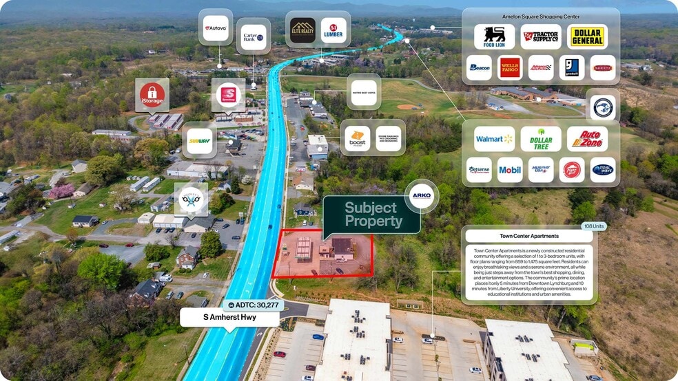 4623 S Amherst Hwy, Madison Heights, VA for sale - Building Photo - Image 3 of 3