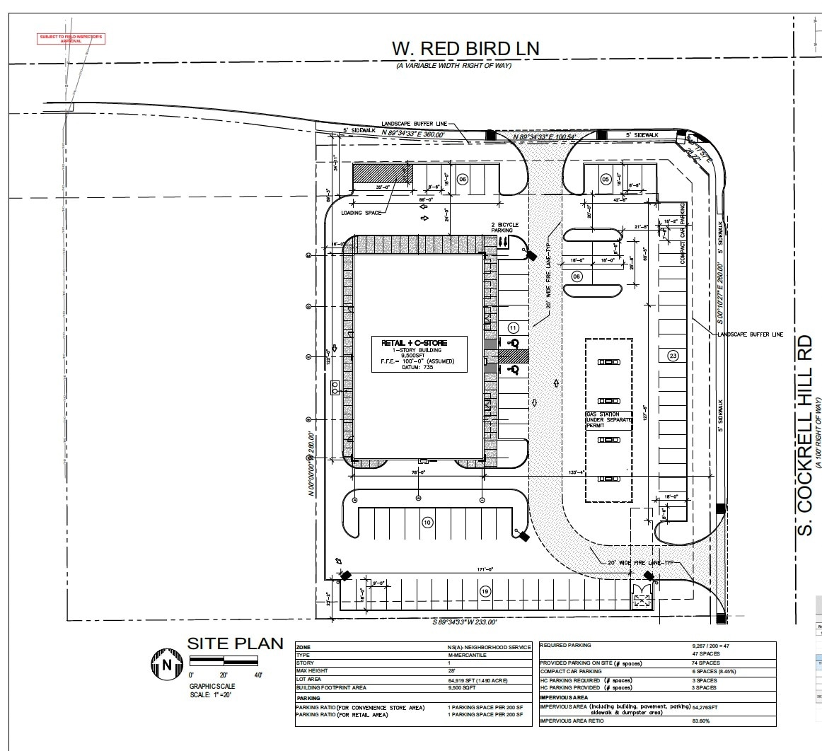 5815 S Cockrell Hill Rd, Dallas, TX for lease Site Plan- Image 1 of 1