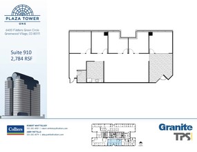 6400 S Fiddlers Green Cir, Greenwood Village, CO for lease Floor Plan- Image 1 of 2