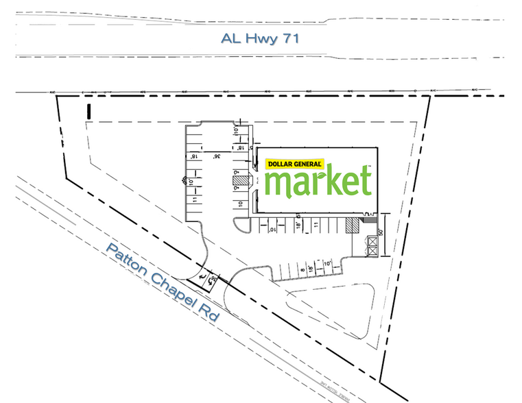 1220 Patton Chapel rd, Lincoln, AL for sale - Site Plan - Image 2 of 3