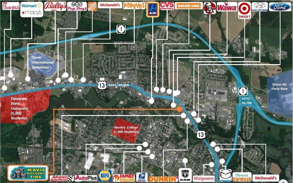 280 Cowgill St, Dover, DE 19901 Mavis Discount Tire