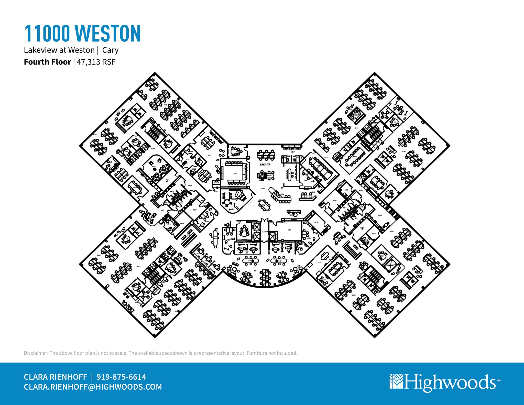 11000 Weston Pky, Cary, NC for lease Floor Plan- Image 1 of 1