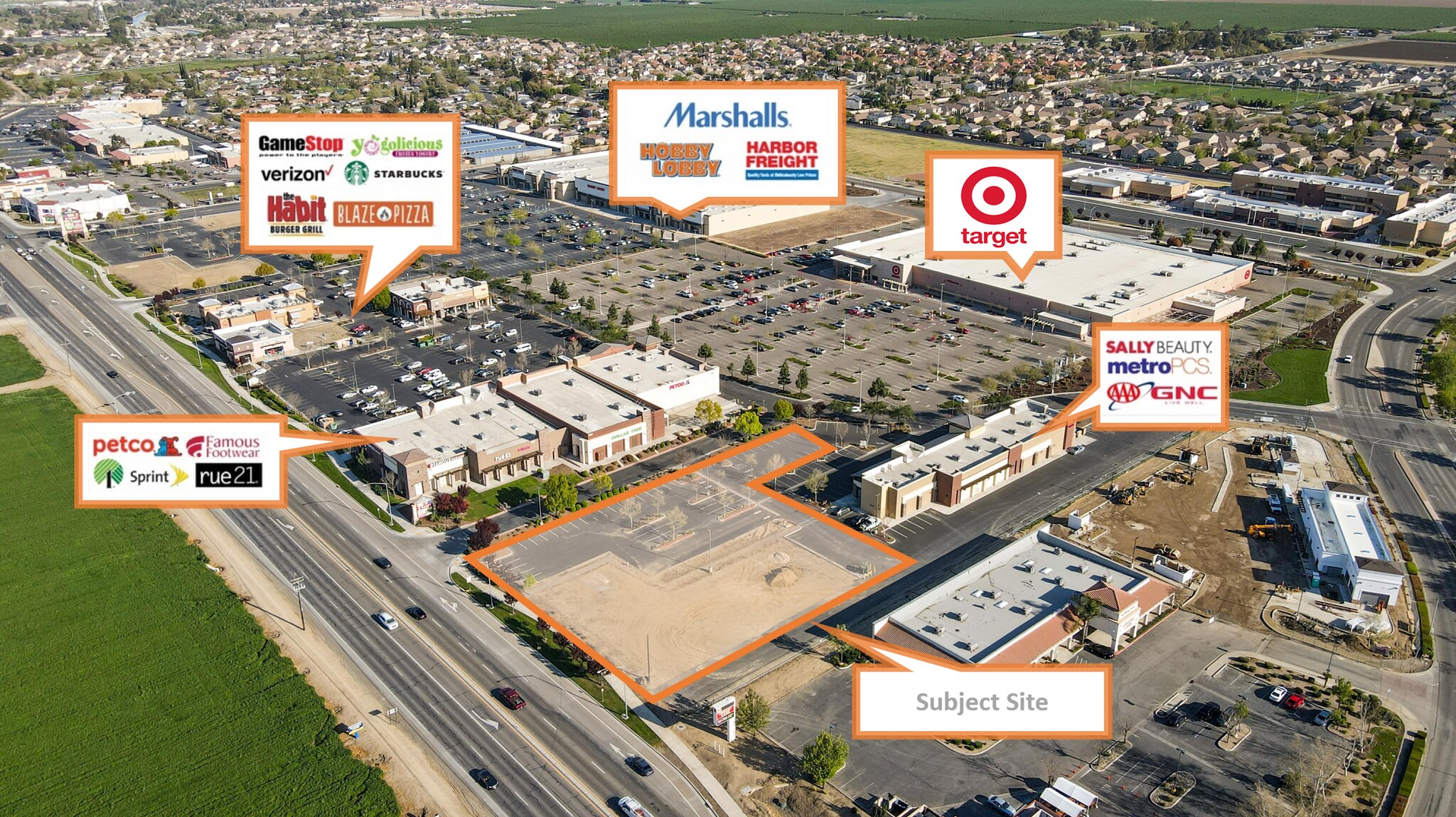 W Pacheco Blvd, Los Banos, CA for sale Aerial- Image 1 of 1