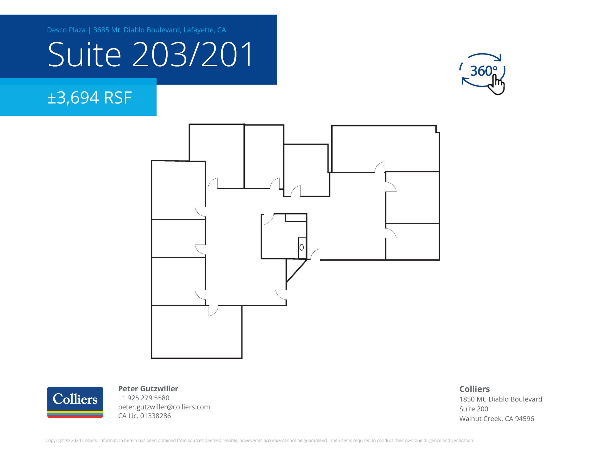 3685 Mount Diablo Blvd, Lafayette, CA for lease Floor Plan- Image 1 of 1