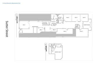 547-555 Sutter St, San Francisco, CA for lease Site Plan- Image 2 of 2