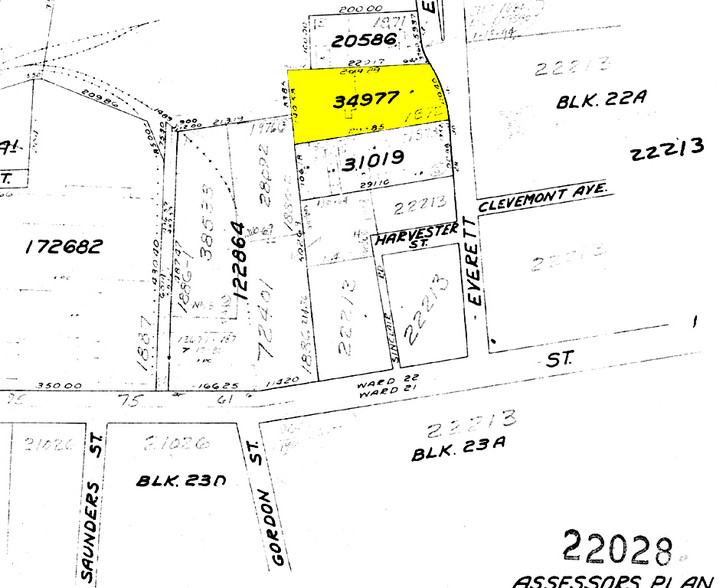 38 Everett St, Allston, MA for lease - Plat Map - Image 2 of 4