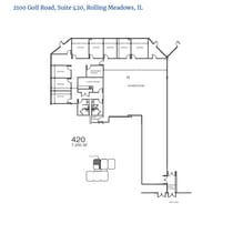 2100 Golf Rd, Rolling Meadows, IL for lease Floor Plan- Image 2 of 2