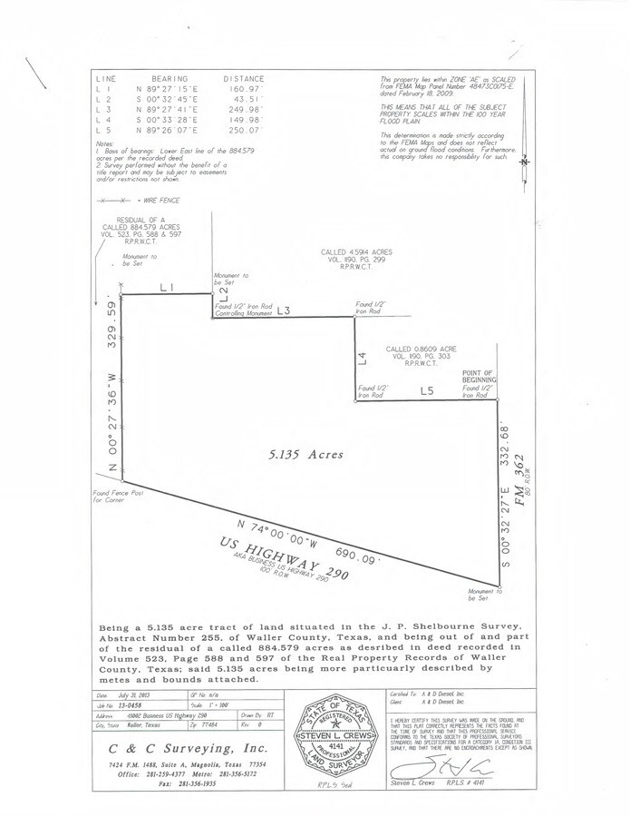 41002 Business 290, Waller, TX 77484