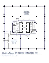 555 E Main St, Norfolk, VA for lease Floor Plan- Image 1 of 1