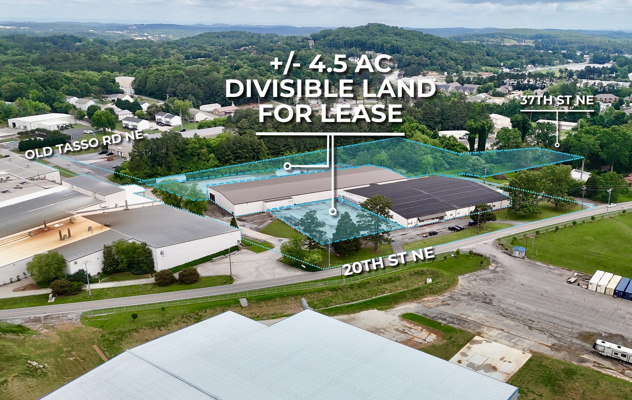 2915 20th St NE, Cleveland, TN for lease Aerial- Image 1 of 3