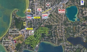3232-3260 Orchard Lake Rd, Orchard Lake, MI - AERIAL  map view
