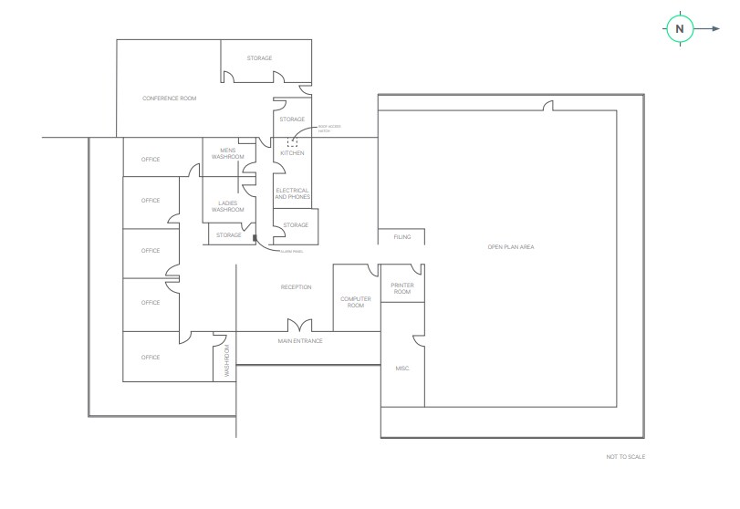 12591 Vulcan Way, Richmond, BC for lease Floor Plan- Image 1 of 1
