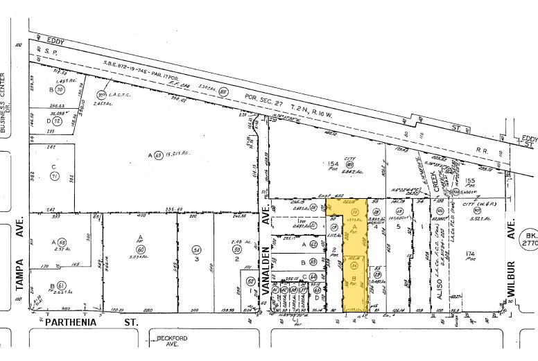 19015 Parthenia St, Northridge, CA for lease - Plat Map - Image 2 of 12