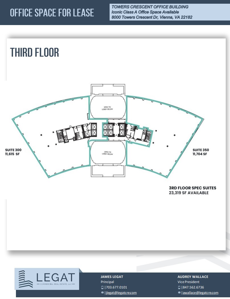 8000 Towers Crescent Dr, Vienna, VA for lease Floor Plan- Image 1 of 1