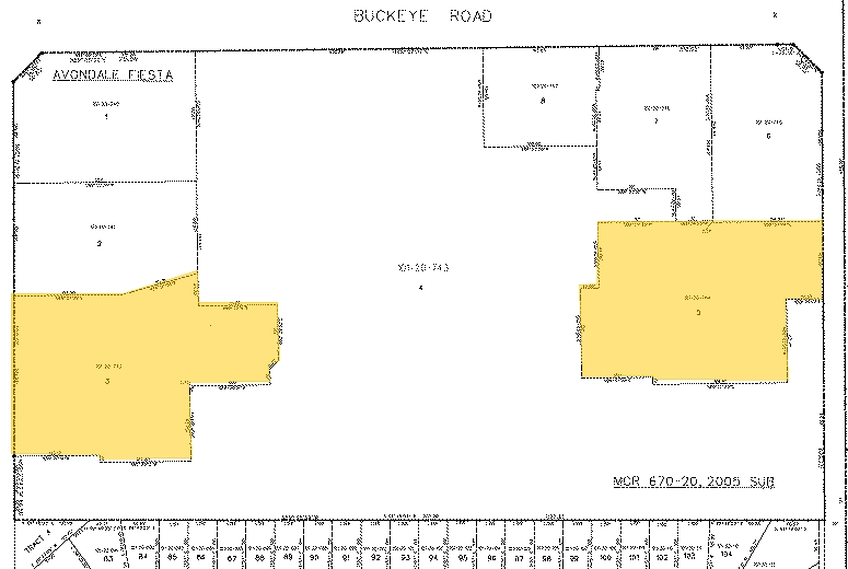 11345 W Buckeye Rd, Avondale, AZ for sale - Plat Map - Image 3 of 8