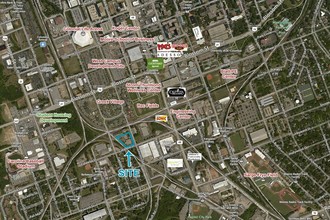 875 Catawba St, Columbia, SC - aerial  map view