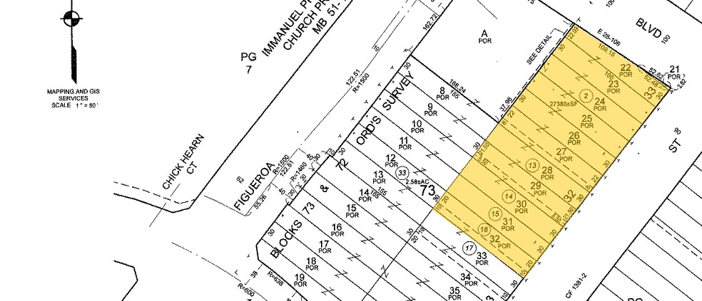 710-714 W Olympic Blvd, Los Angeles, CA for lease - Plat Map - Image 2 of 2