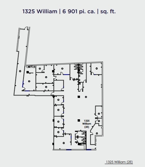 1320-1390 Rue Barré, Montréal, QC for lease Floor Plan- Image 1 of 1