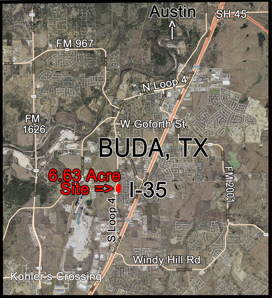 2099 S Loop 4, Buda, TX for sale - Aerial - Image 1 of 1