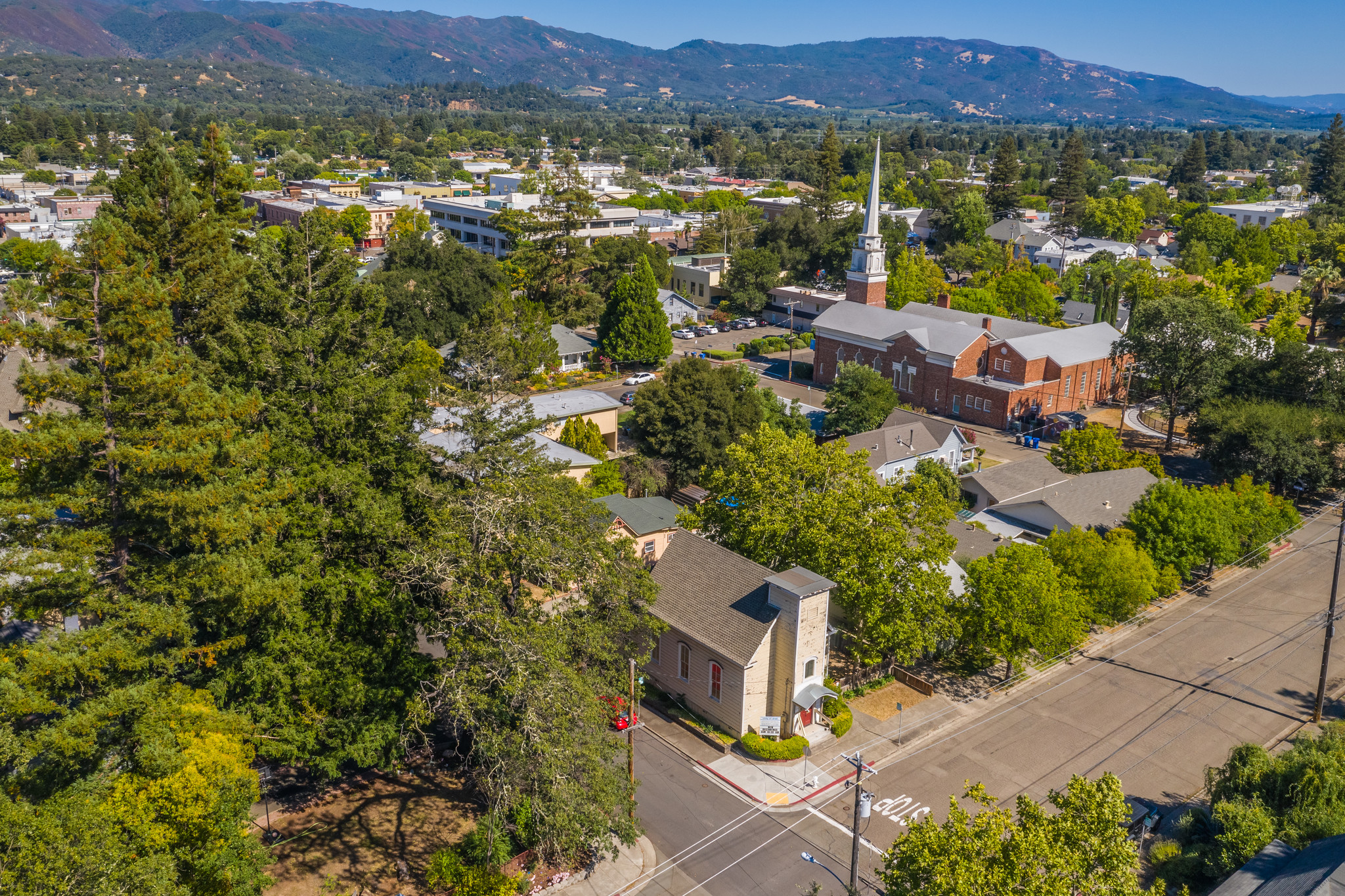 321 N Bush St, Ukiah, CA for sale Aerial- Image 1 of 1